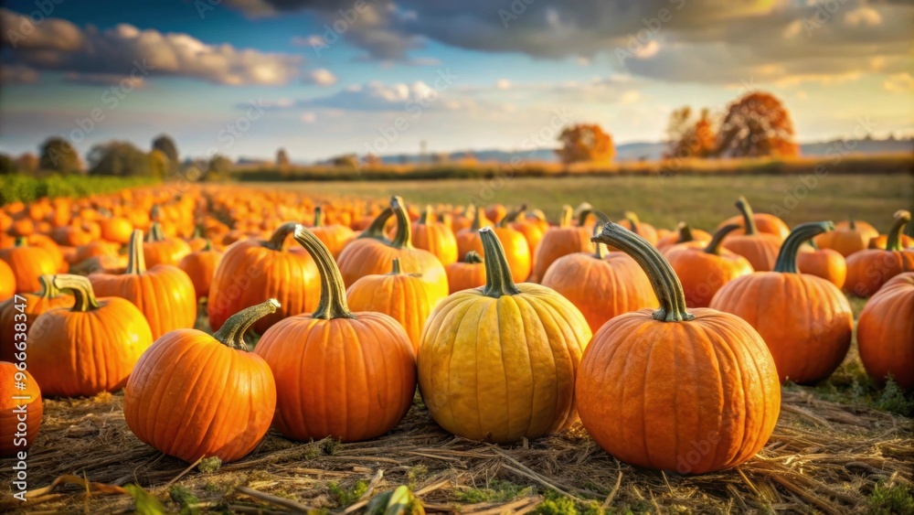 Collection of pumpkins in a farmer's field , autumn, harvest, agriculture, seasonal, abundance, orange, pumpkins, farm Collection of pumpkins in a farmer's field , autumn, harvest, agriculture, seasonal, abundance, orange, pumpkins, farm
