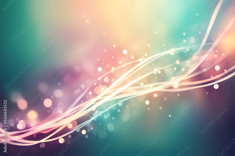 Obraz premium abstract background line glow and bokeh background