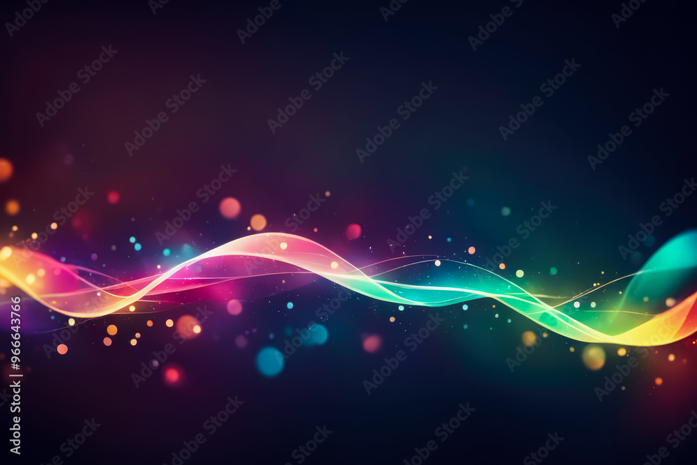 Obraz premium abstract background line glow and bokeh background