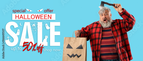 Shocked mature man dressed ...