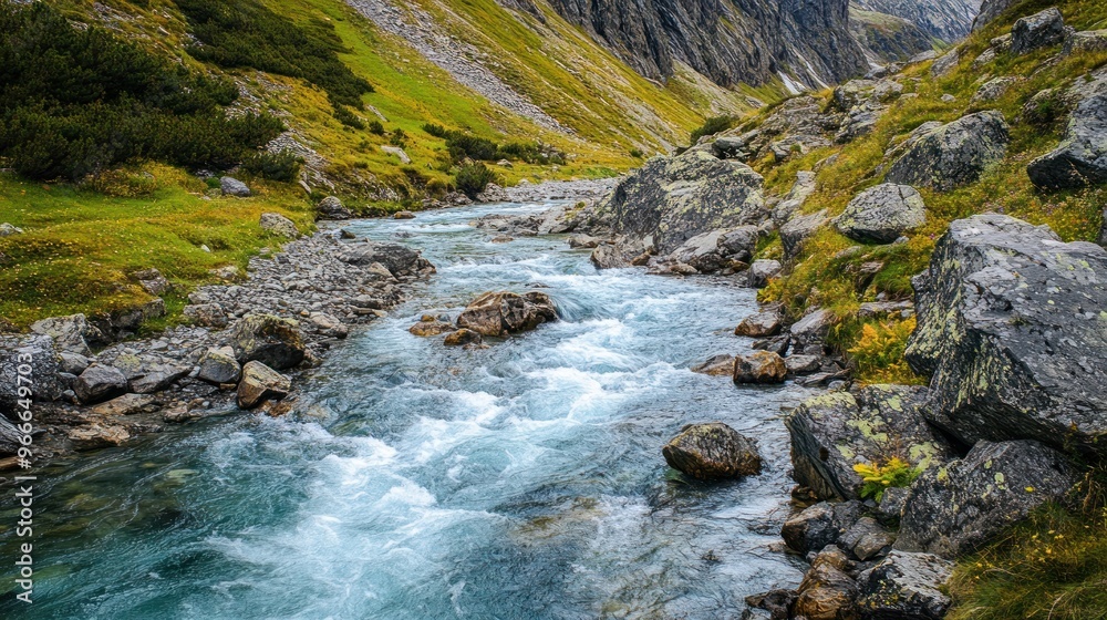 Obraz premium Mountain Stream