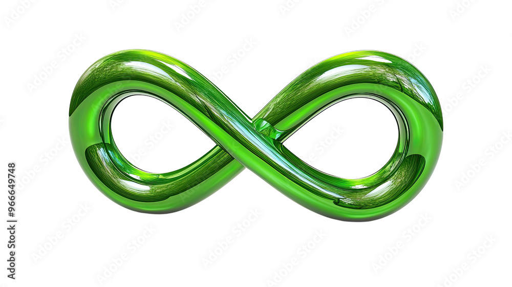 Naklejka premium infinity sign on transparent background