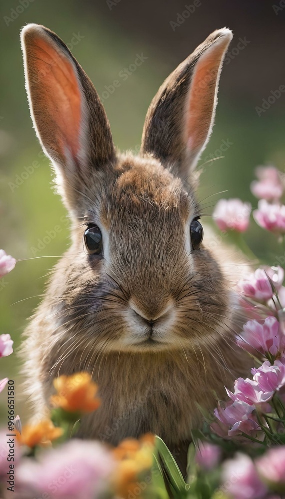 Fototapeta premium rabbit in the garden