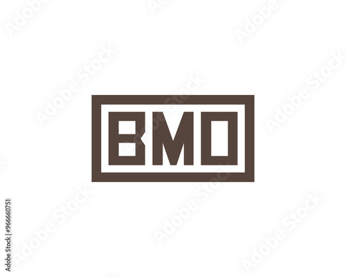 BMO logo design vector template. BMO