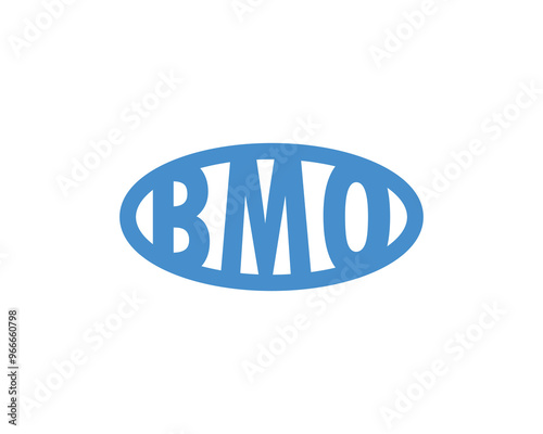 BMO logo design vector template. BMO photo