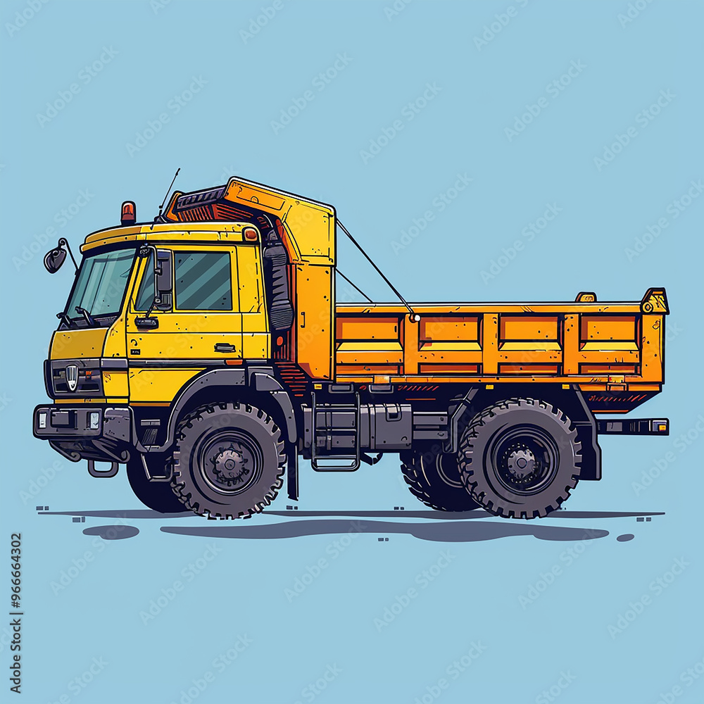 Water Wagon Cartoon Vector Icon Illustration Water Wagon Cartoon Vector Icon Illustration