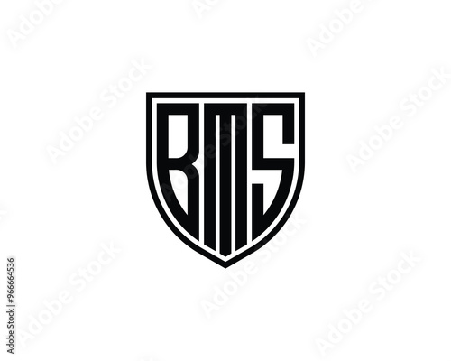 BMS logo design vector template. BMS