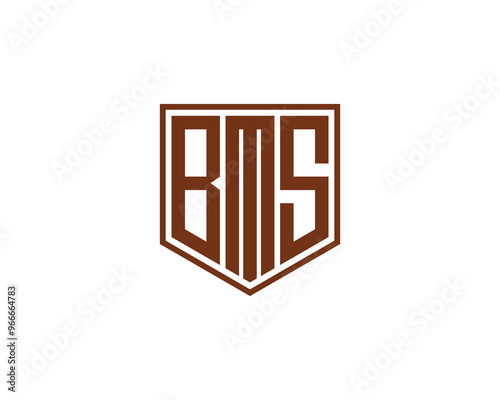 BMS logo design vector template. BMS
