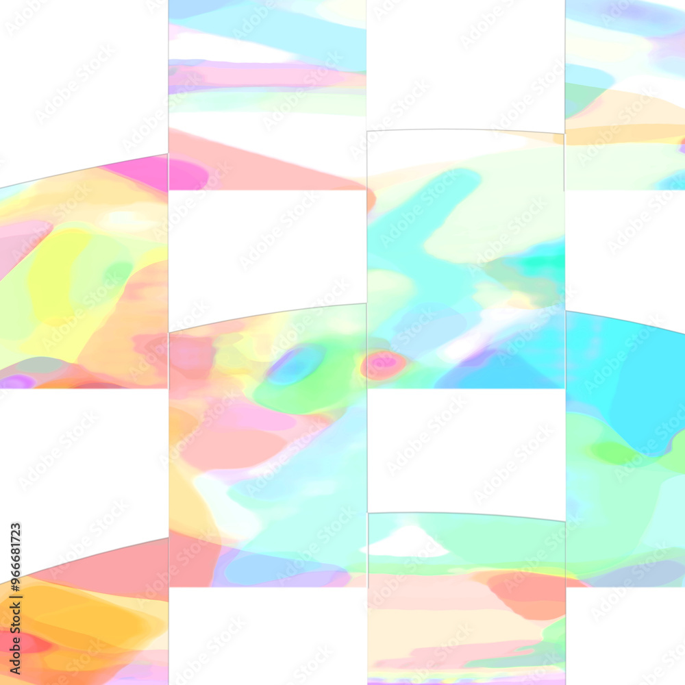 Naklejka premium colorful abstract background . stain glass mixed illustration .