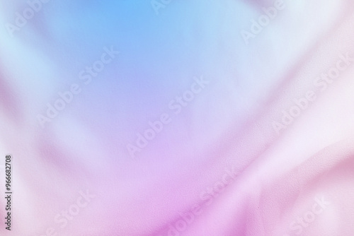 Beautiful silk fabric with color gradient, top view