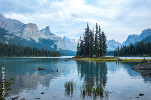 Spirit Island - Banff, Canada. Within the Canadian Rockies