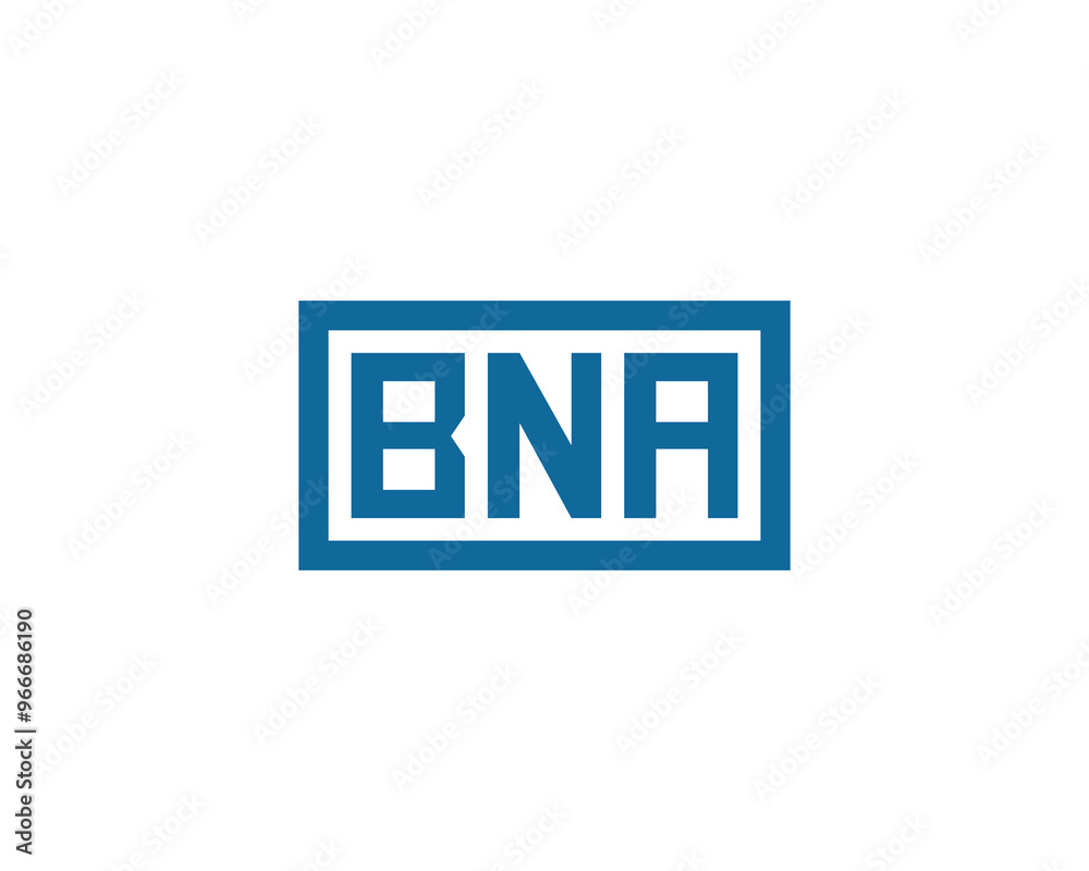 BNA logo design vector template. BNA BNA logo design vector template. BNA