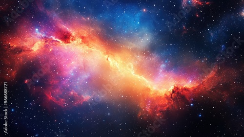 Gleaming cosmic aura backgrounds