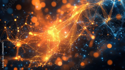 Digital connections in abstract form