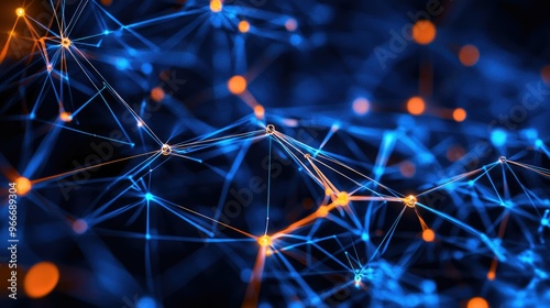 Digital connections in abstract form