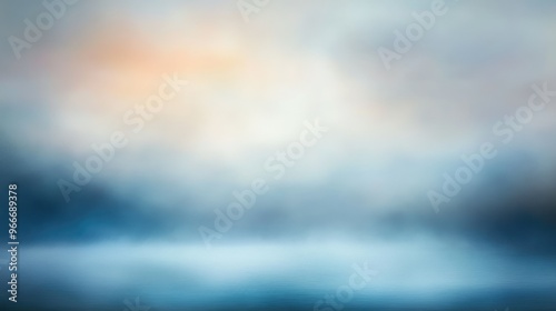 Ethereal clouds in abstract serenity