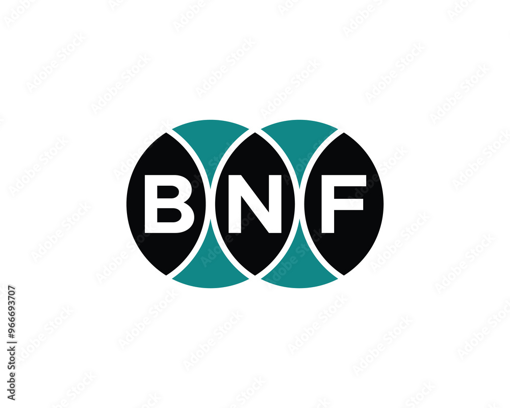 BNF logo design vector template. BNF BNF logo design vector template. BNF