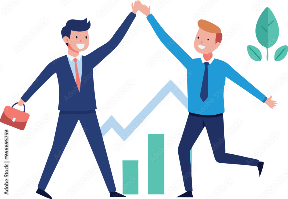 Two men are shaking hands and one of them is holding a briefcase. Concept of professionalism and success Two men are shaking hands and one of them is holding a briefcase. Concept of professionalism and success