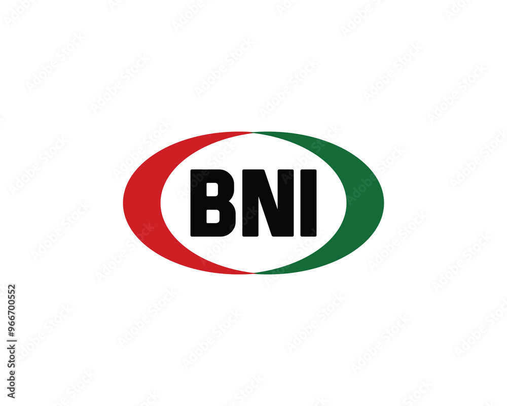 BNI logo design vector template. BNI BNI logo design vector template. BNI
