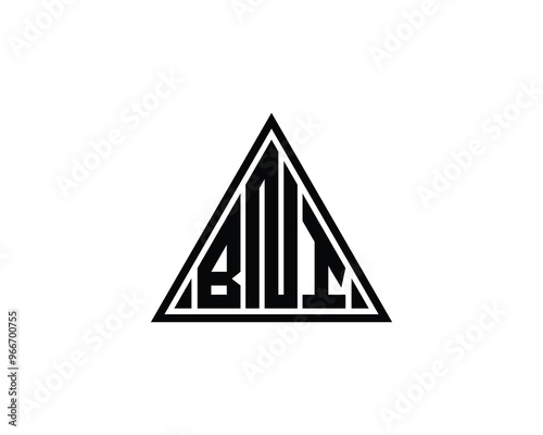 BNI logo design vector template. BNI photo