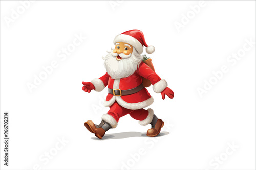 Santa Claus Clip Art Vectors & Illustrations Santa clip art. Santa vector. 