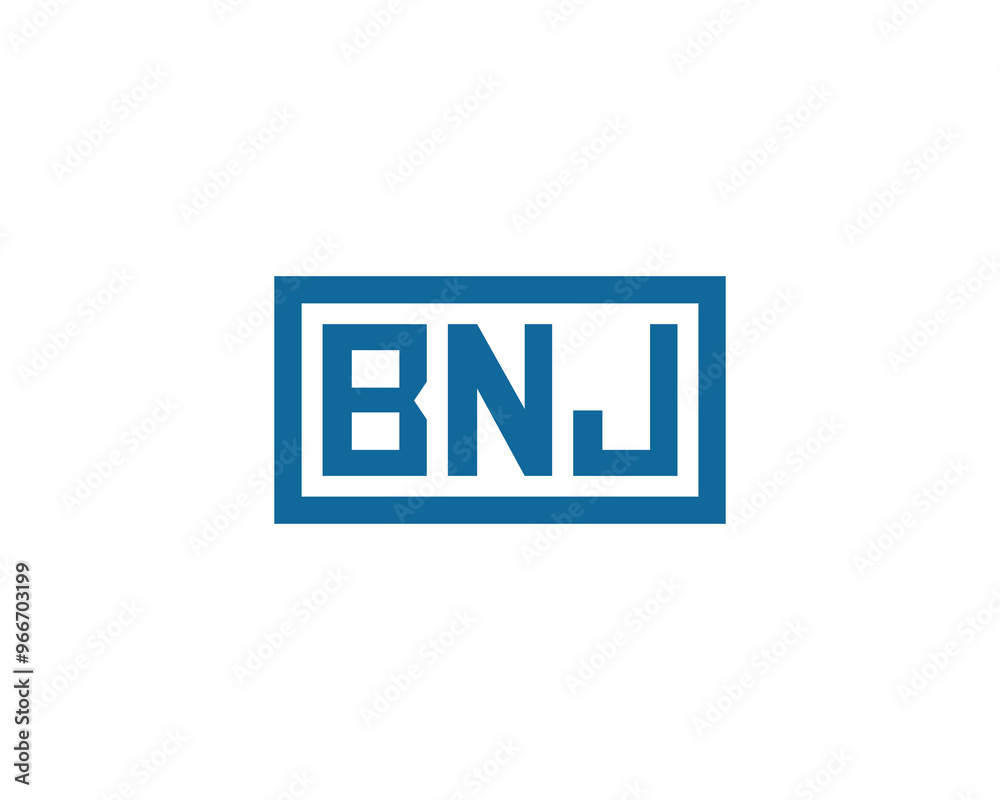 BNJ Logo design vector template. BNJ BNJ Logo design vector template. BNJ