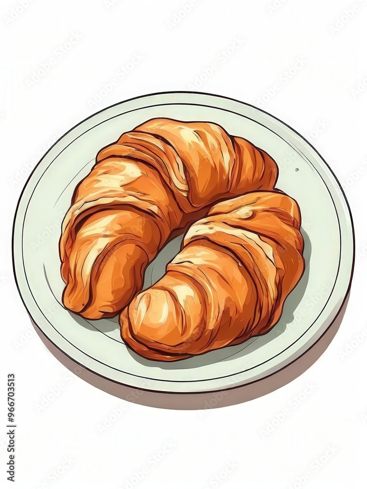 the AI Image Generator, drizzled croissan the AI Image Generator, drizzled croissan