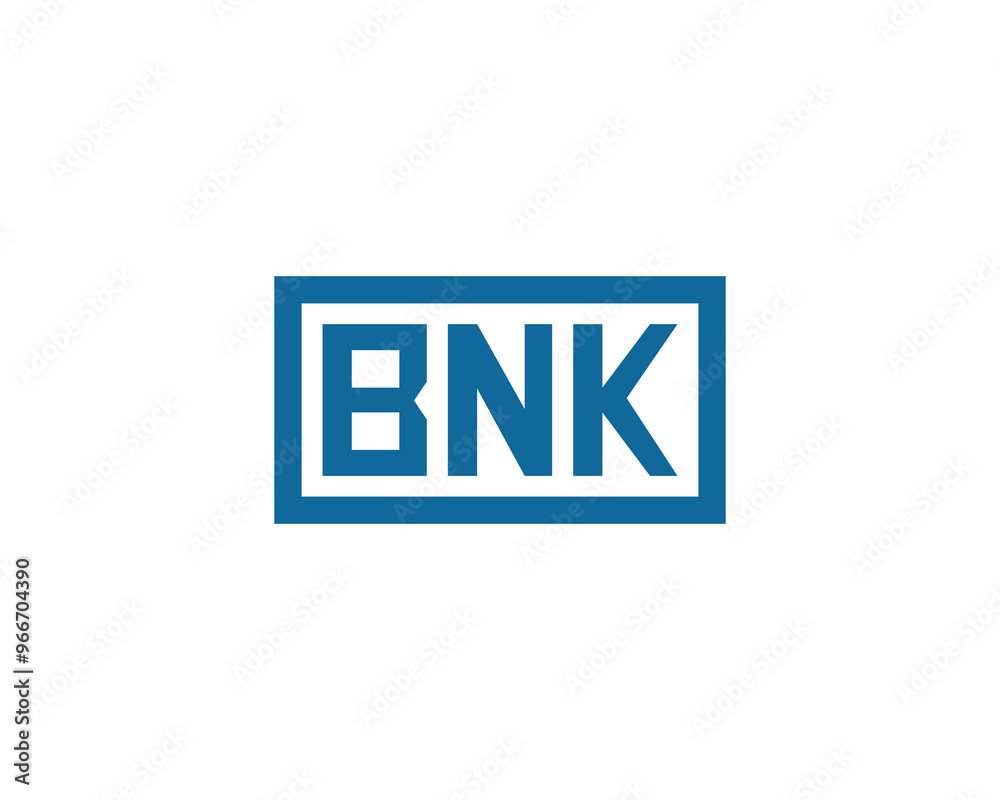 BNK logo design vector template. BNK BNK logo design vector template. BNK