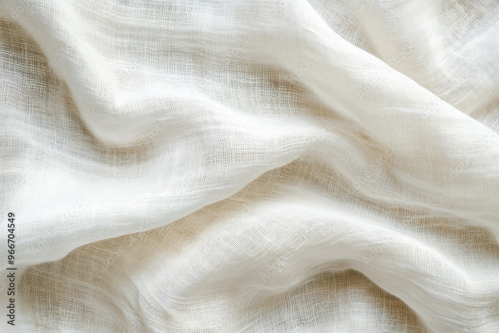 white background of natural cloth texture, linen fabric , ai white background of natural cloth texture, linen fabric , ai