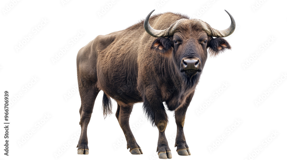 bison on a transparent background bison on a transparent background