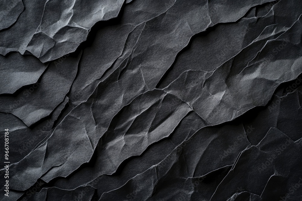Fototapeta premium High-Resolution Black Paper Texture Background for Professional Design Projects, ai