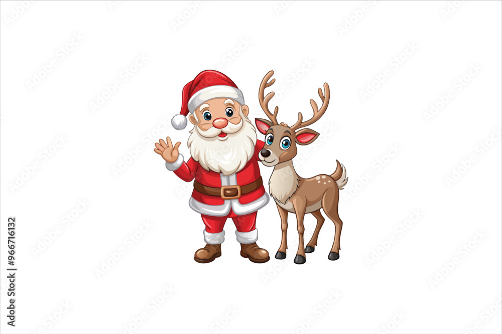 Santa with raindeer Clip Art Vectors & Illustrations .Santa and deer clip art. Santa vector. Santa with raindeer Clip Art Vectors & Illustrations .Santa and deer clip art. Santa vector.