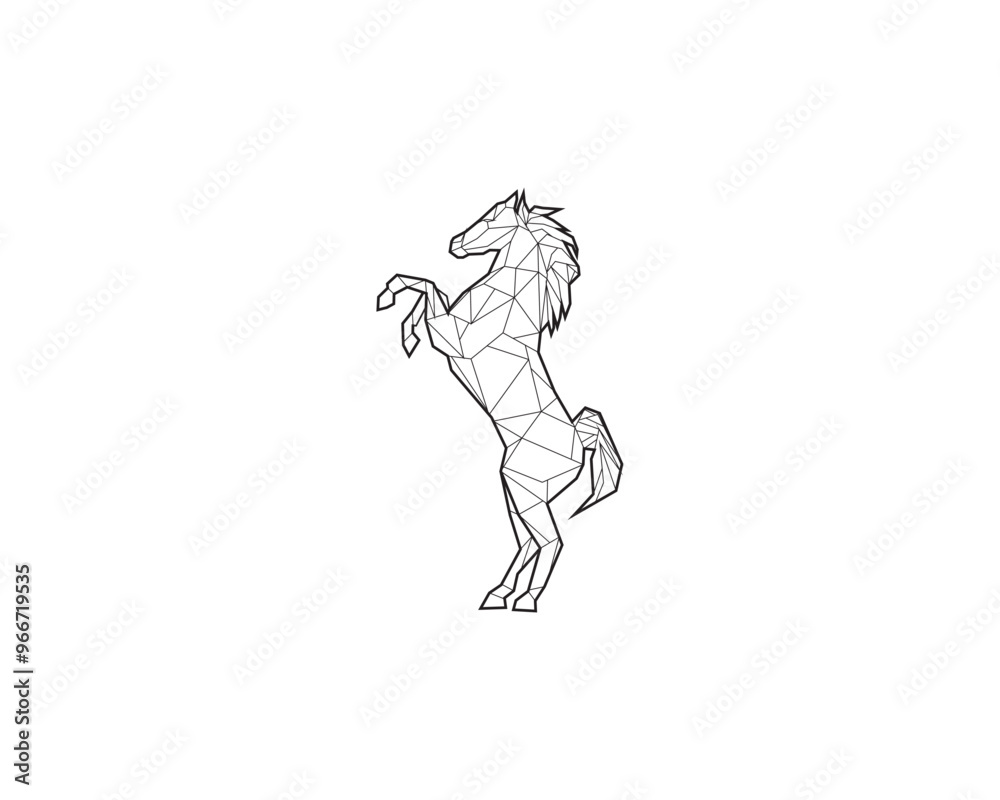 geometri horse busnis logo,.eps geometri horse busnis logo,.eps