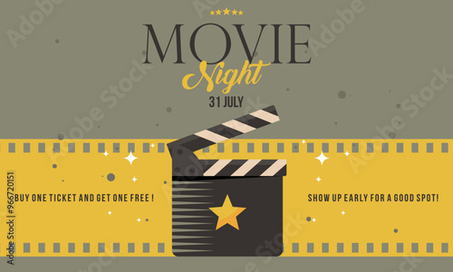 Retro cinema posters and flyers collection. Vintage movie signs layout