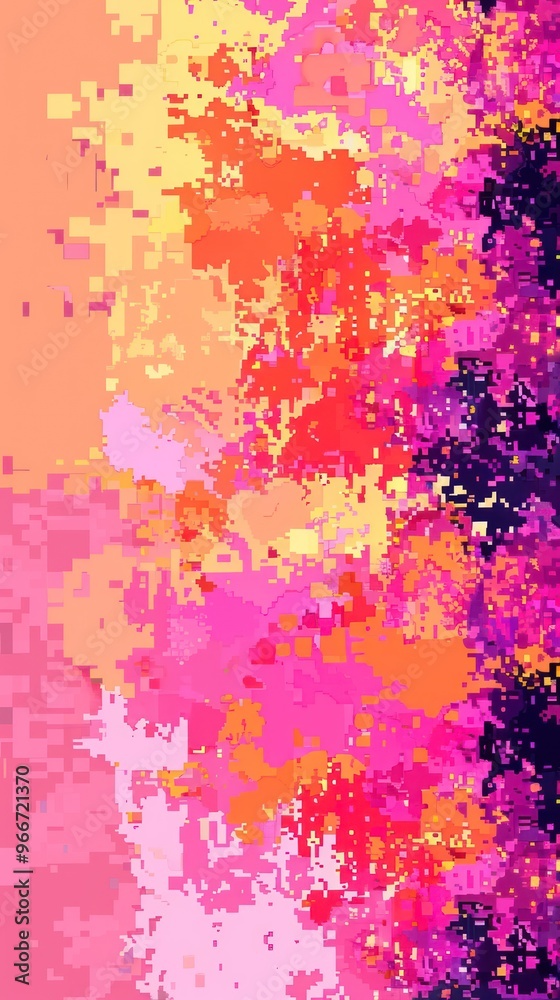 Abstract Pixelated Background. Abstract Pixelated Background.