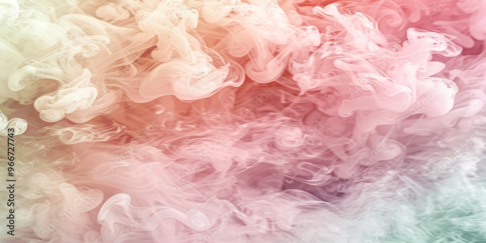 Abstract Swirling Smoke with Pastel Colors. Abstract Swirling Smoke with Pastel Colors.