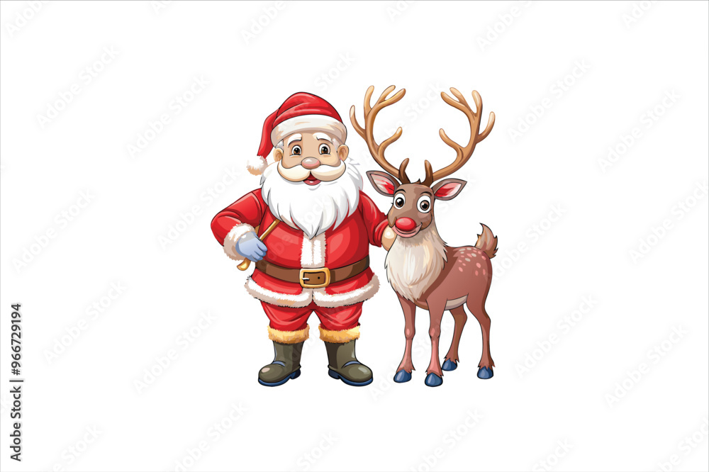 Santa with raindeer Clip Art Vectors & Illustrations .Santa and deer clip art. Santa vector. Santa with raindeer Clip Art Vectors & Illustrations .Santa and deer clip art. Santa vector.