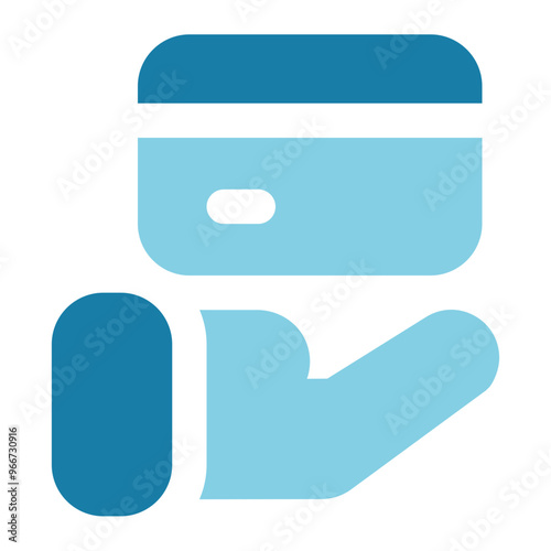 debit card icon for illustration