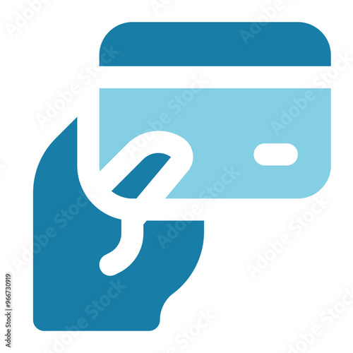 debit card icon for illustration