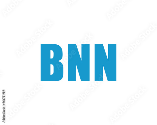 BNN Logo design vector template. BNN