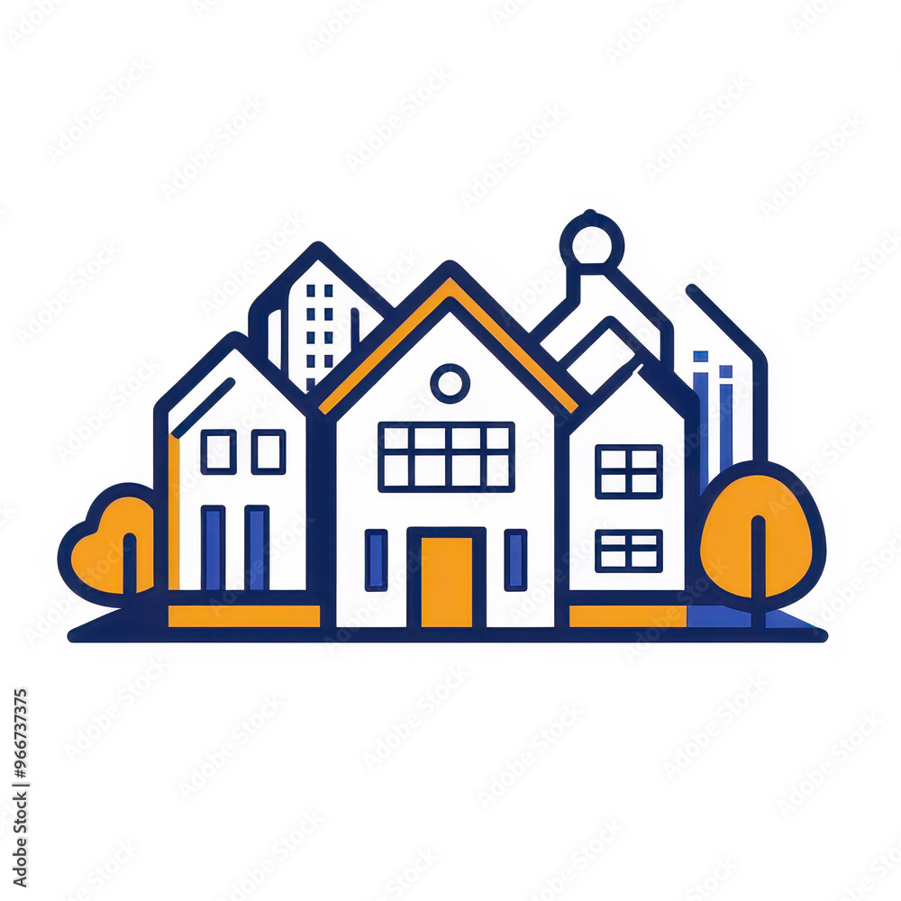 This sleek logo represents a real estate agency, showcasing professionalism and a focus on properties. This sleek logo represents a real estate agency, showcasing professionalism and a focus on properties.