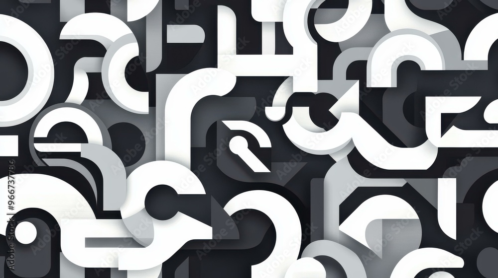 Discover a seamless abstract pattern featuring white and gray lines, perfect for modern designs and illustrations. Discover a seamless abstract pattern featuring white and gray lines, perfect for modern designs and illustrations.