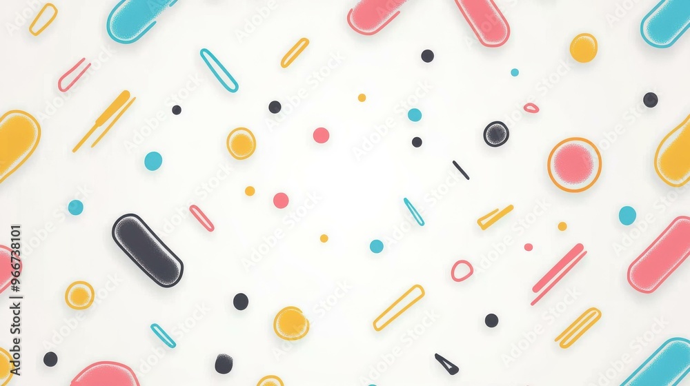 Explore a modern abstract background with scattered geometric line shapes and vibrant textures for a fresh look. Explore a modern abstract background with scattered geometric line shapes and vibrant textures for a fresh look.