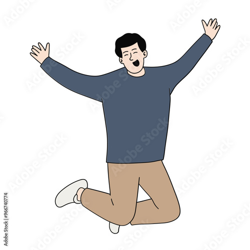 Man jumping
