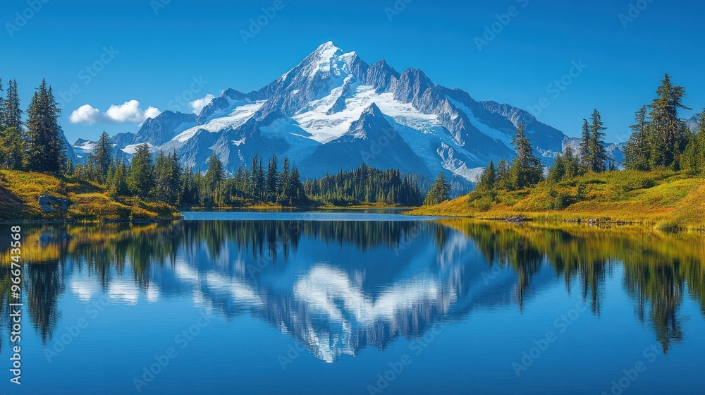 Mountain Lake Reflection Mountain Lake Reflection
