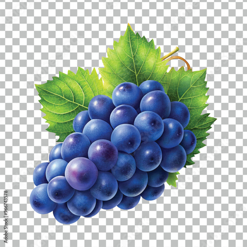 fresh grape png image design 
