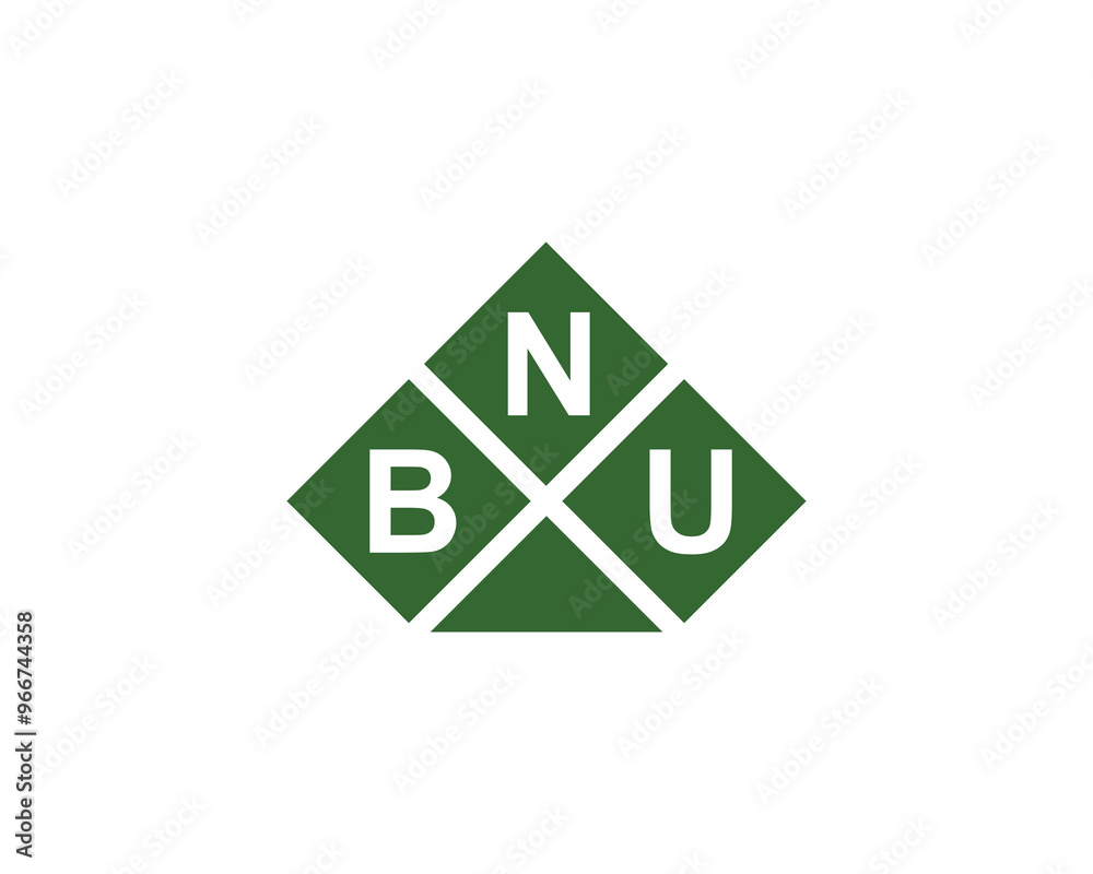 BNU logo design vector template. BNU BNU logo design vector template. BNU