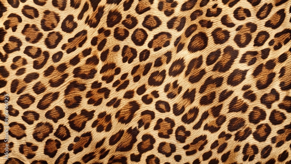 Print fabric with striped leopard texture in various shades of beige and brown Print fabric with striped leopard texture in various shades of beige and brown