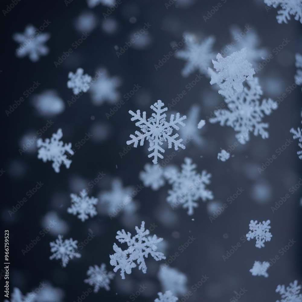 snowflakes on blue background snowflakes on blue background