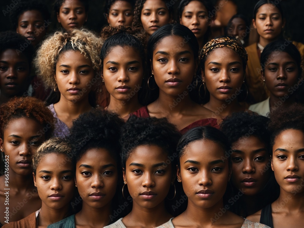 collage of multiple women faces collage of multiple women faces